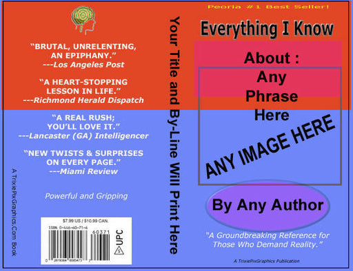 BKB-02 Personalized Blank Softcover Book (“Everything I Know” Series)