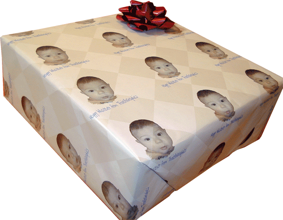 Personalized Gift Wrap