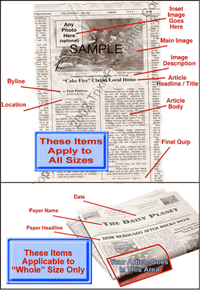 Fake Newspaper Article  SANTA CLAUS AND FOUR REINDEER SLAIN