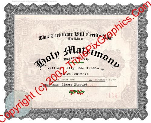 FC-12 Fake Marriage Certificate