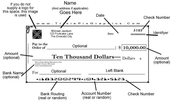 Personalized Giant Check
