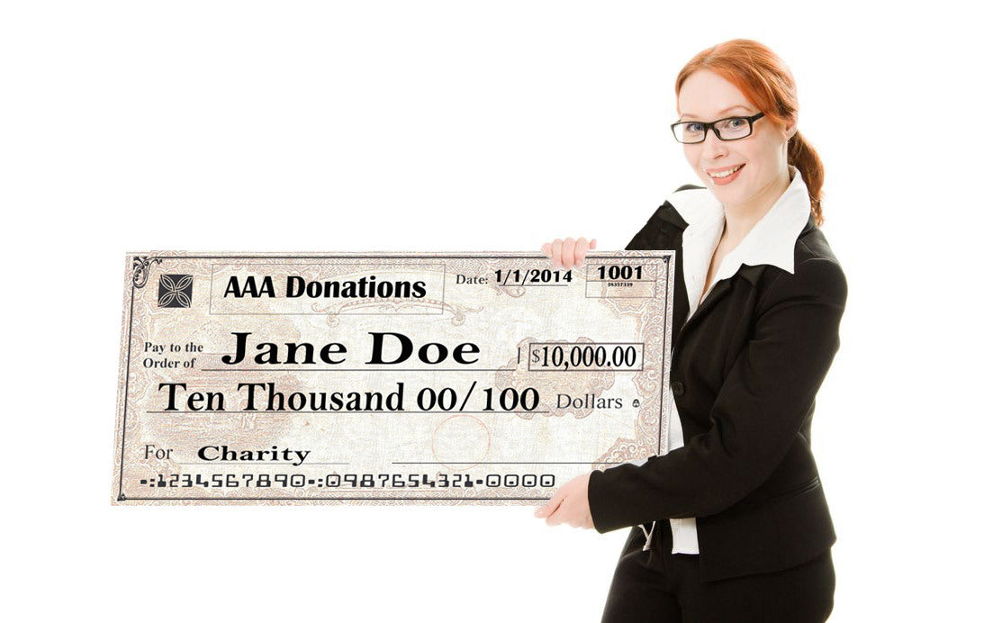 Personalized Giant Check
