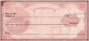 35×18 inches Giant Checks on hi-gloss, rigid, dry-erase Gatorboard (FCH-14)