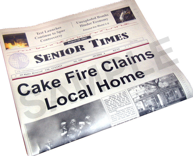 Full Size Filler Pages For your Personalized Newspapers